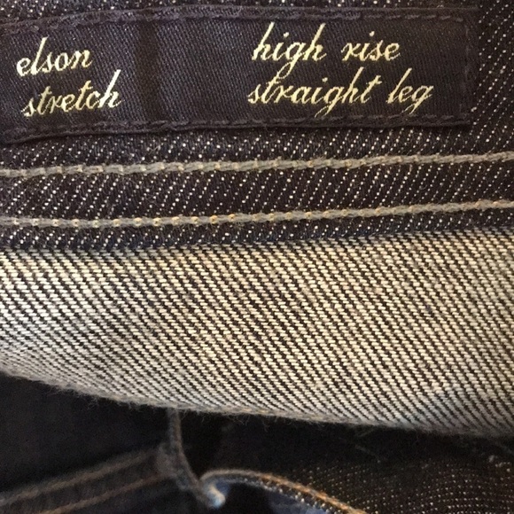 CITIZENS OF HUMANITY Elson High Rise Straight Leg Size 24 - Picture 8 of 8